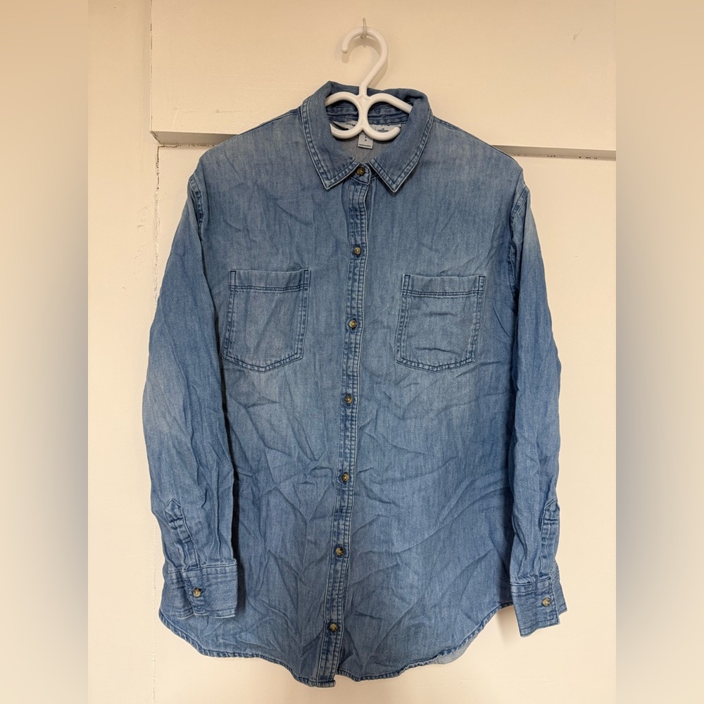 Old Navy Denim Boyfriend Shirt